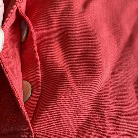 Soft Surroundings Tencel Weekender Relaxed Fit Shirt Dress Coral NWT XS - Picture 10 of 13